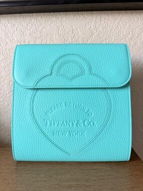 Tiffany & Co. "Return to Tiffany" travel jewelry case pouch